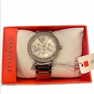 Caravelle New York Women’s Silver Watch